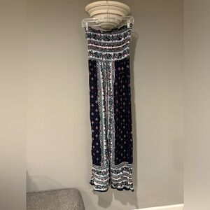 Medium Navy Strapless Dress Women’s Angie